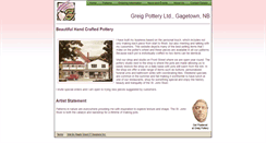Desktop Screenshot of greigpottery.com